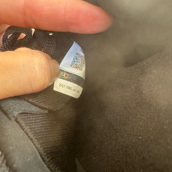 UGG EZ-DUZZIT MULE BLACK PLATFORM SNEAKER SHOES US 7 / EU 38 / UK 5 - Picture 6 of 6